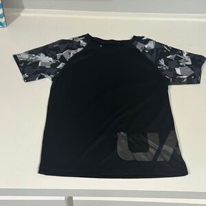 Black and Gray Graphic T-Shirt